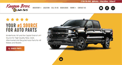 Desktop Screenshot of keeganautoparts.com